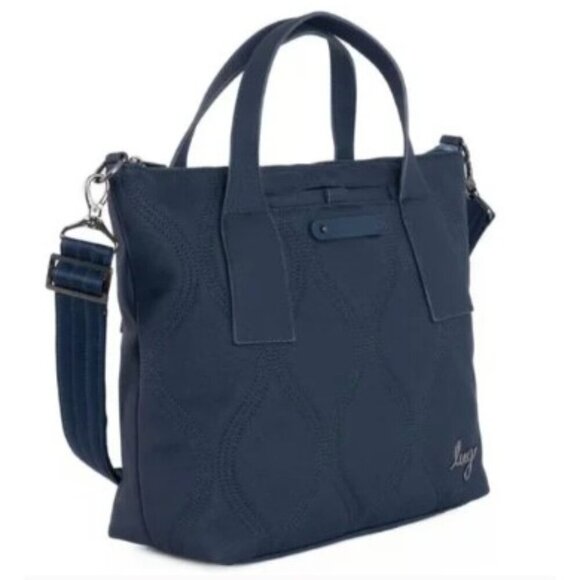 LUG Alto Matte Luxe VL (Vegan Lthr) Tote/Crossbody/Shoulder Bag/Satchel -Indigo - Picture 2 of 15
